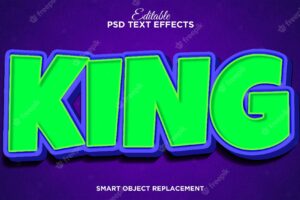 Shiny green text effecr with 3d extrude