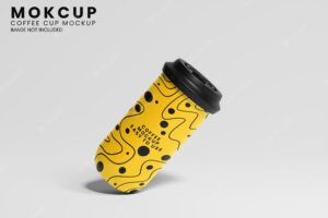 Simple 3d modelling coffe cup packaging large size