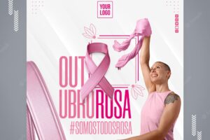 Social media feed october pink cancer campaign