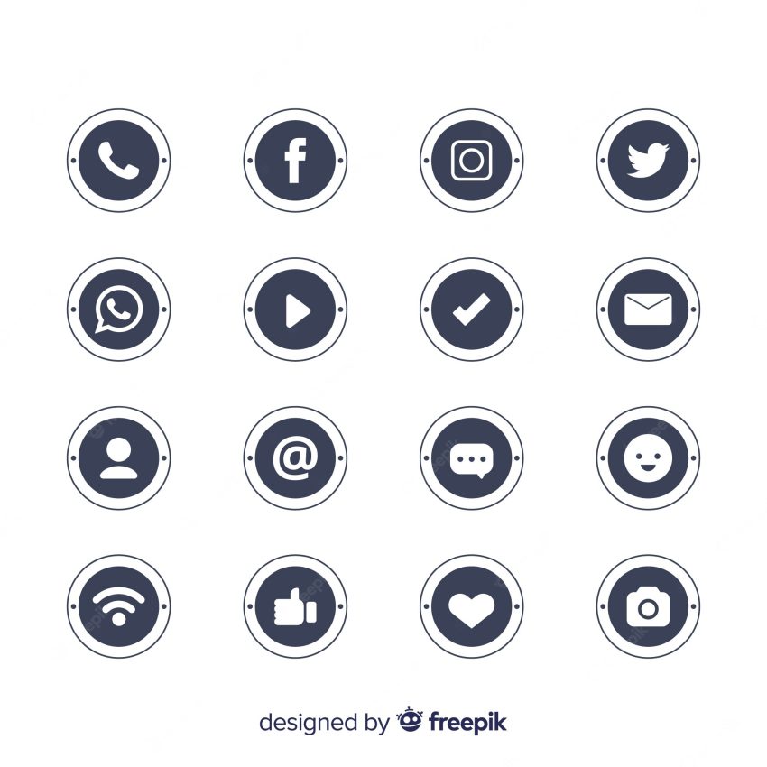 Social media logo collection