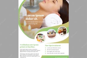 Spa flyer template