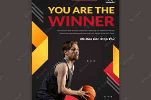 Sport competition print template