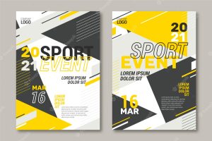 Sporting event poster template