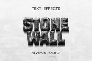 Text effect smart object