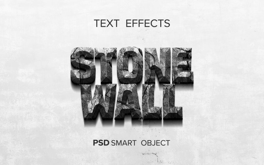 Text effect smart object