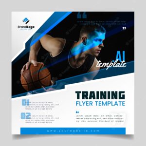 Training flyer template