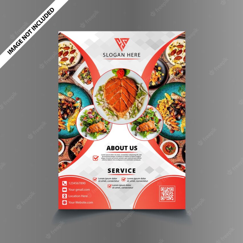 Vector illustrations for foodmarketingmaterial adsnatural products presentation templates cover