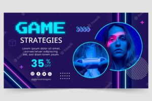 Video gaming and leisure social media post template
