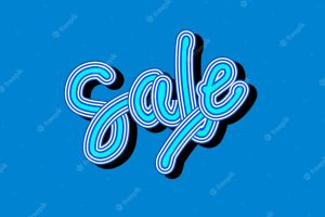 Vintage blue shade sale cursive font wallpaper