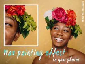 Wax painting effect to your photos