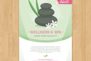 Wellness and spa poster