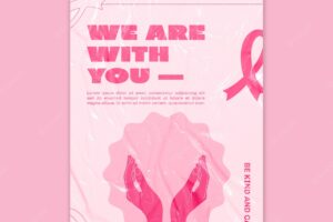 World cancer day poster design design