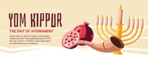 Yom kippur banner design