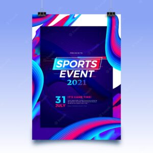 2021 sporting event poster template
