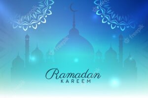 Artistic islamic ramadan kareem cultural banner design vector