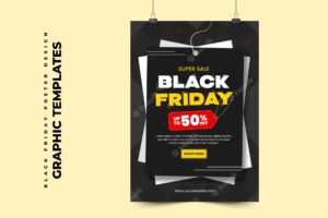 Black friday sale graphic design template
