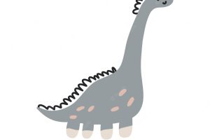 Boho baby toy character dinosaur