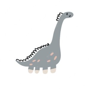 Boho baby toy character dinosaur