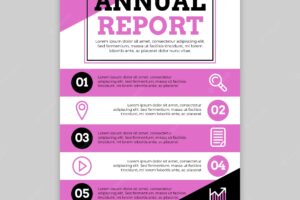 Business annual report template