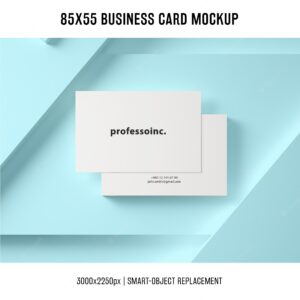 Business card mockup