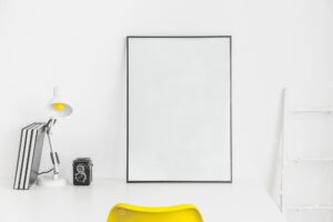 Creative place to work or study with whiteboard