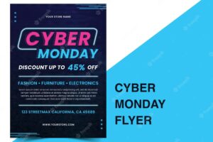 Cyber monday flyer