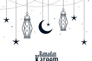 Decorative islamic ramadan kareem
