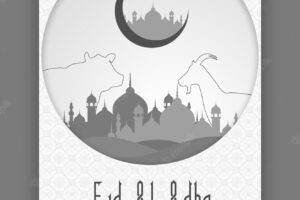 Eid al adha mubarak islamic festival instagram and facebook story template