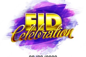 Eid celebration background