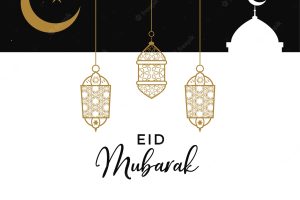 Eid mubarak creative design background