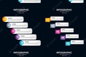 Enhance your presentation with the help of our vector 6 infographics pack