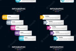 Enhance your presentation with our vector infographics pack of 6