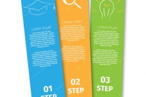Flat design education and learning banner