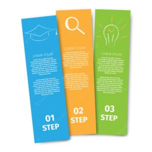 Flat design education and learning banner