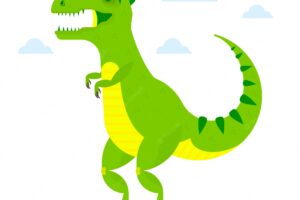 Flat t-rex background