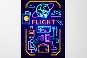 Flight neon flyer