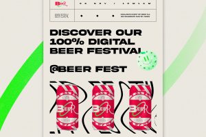 Flyer template for beer festival