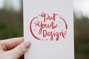 Greeting cards template design