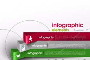 Infographic abstract vector business template.