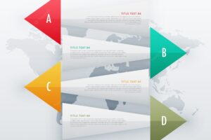 Infographic design with steps