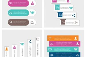 Infographic elements and banners