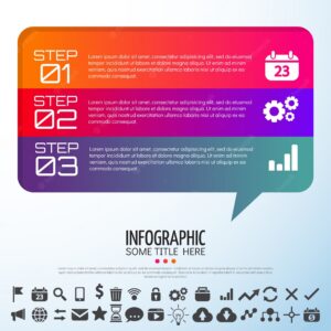 Infographics template design