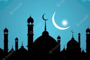 Islamic eid mubarak elegant beautiful banner design