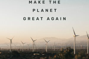 Make the planet great again quote social media post