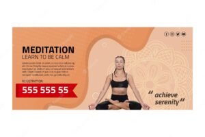 Meditation and mindfulness banner