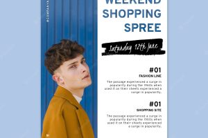 Online shopping poster