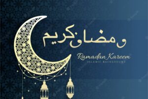 Ornamental ramadan kareem background