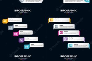 Our vector infographics pack will make your business presentation stand out