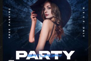 Party social media template