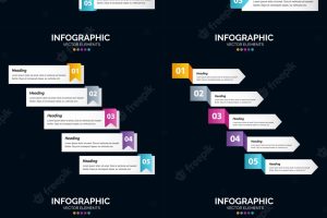 Present your business concepts with vector infographics and timelines
